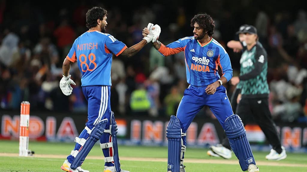 দারুণ ব্যাটিংয়ে ভারতকে জেতালেন তিলাক-নিতিশ